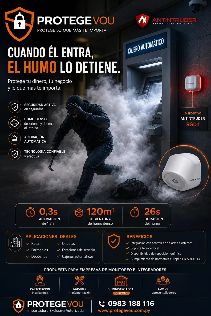 Protección cajero automático - Antintruder SG01